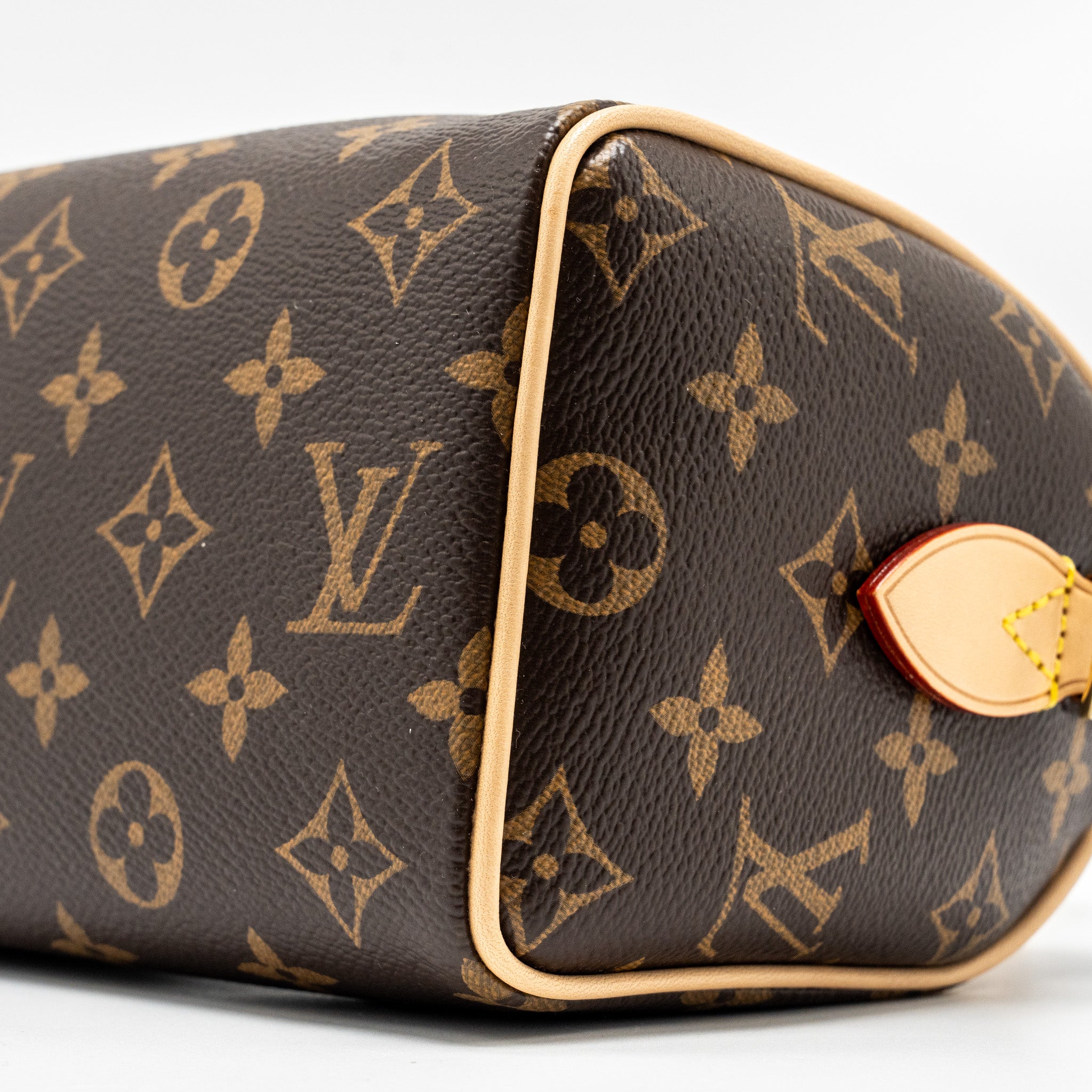 LOUIS VUITTON SPEEDY BANDOULIERE 20 MONOGRAM CANVAS BLACK STRAP GHW