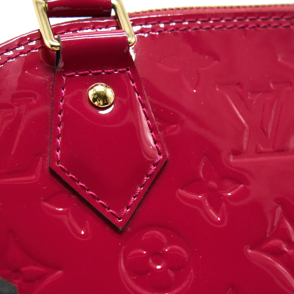 LOUIS VUITTON ALMA BB PATENT LEATHER INDIAN ROSE