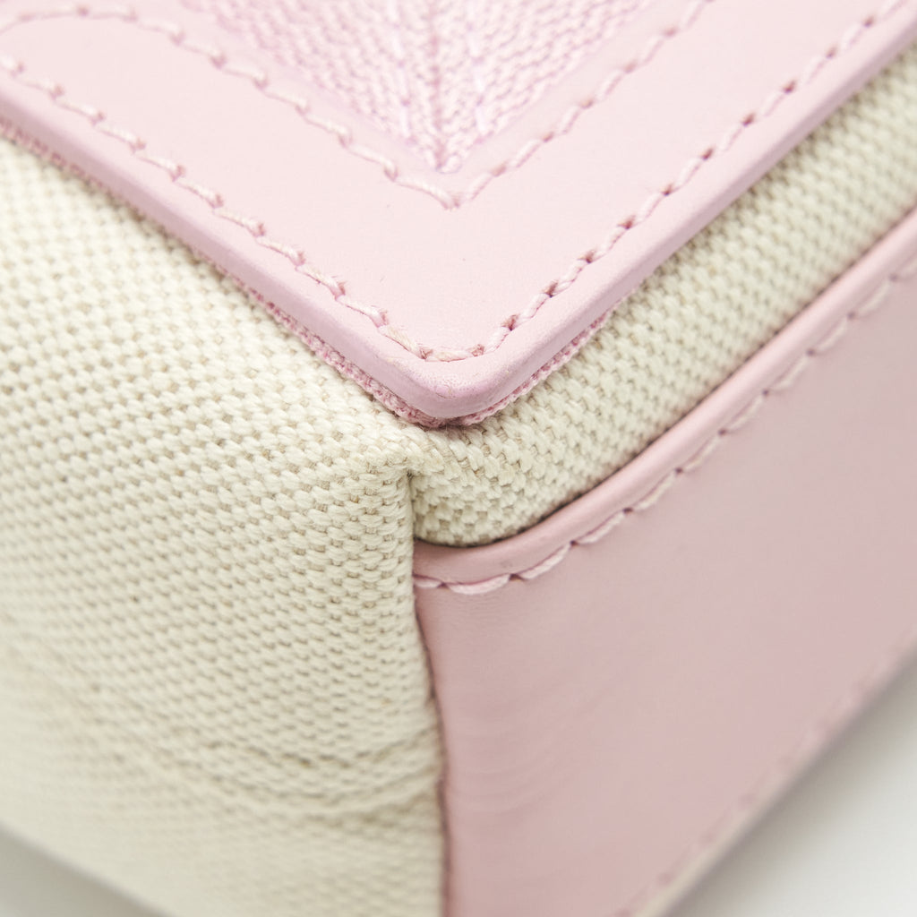 BALENCIAGA CANVAS CABAS BAG PINK SHW