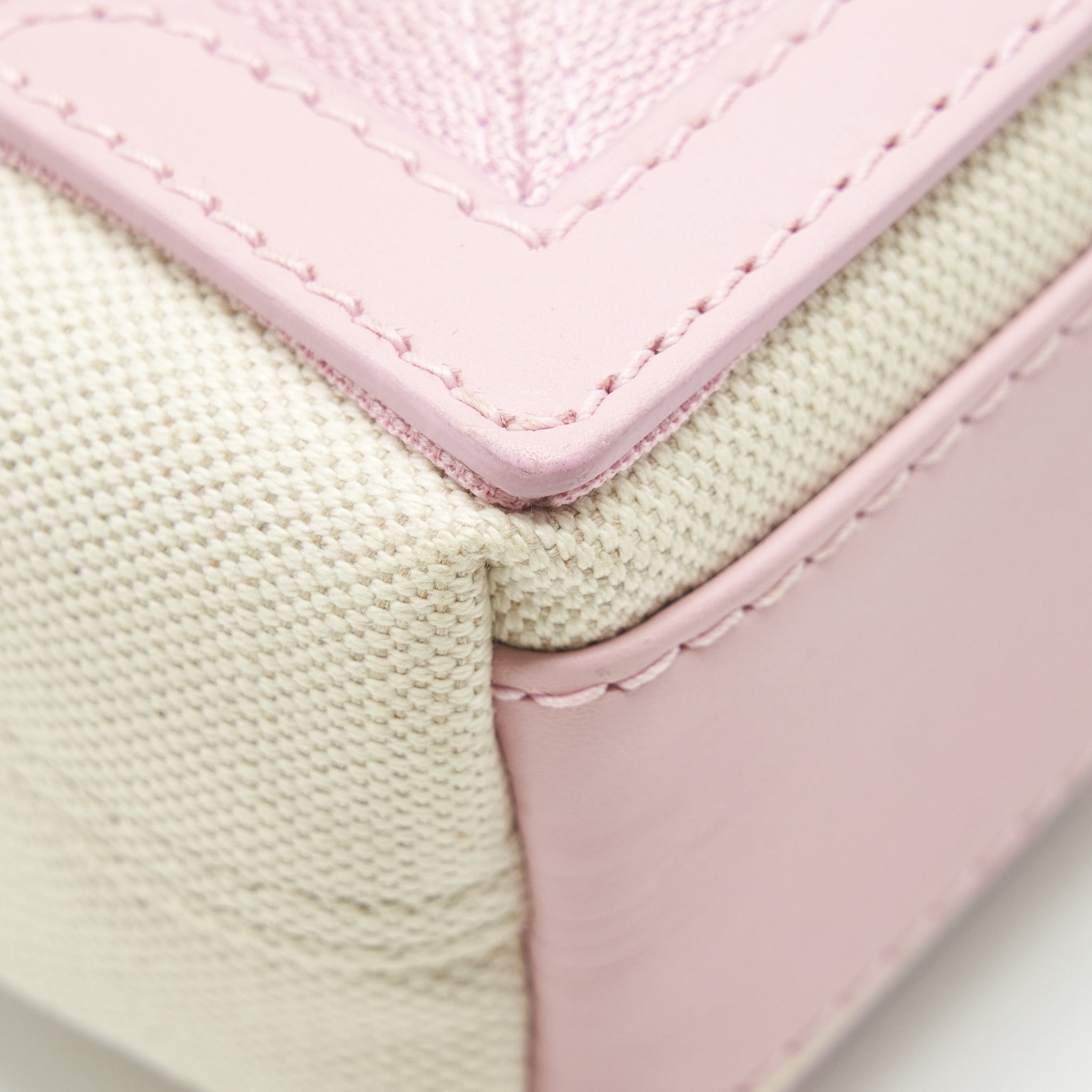 BALENCIAGA CANVAS CABAS BAG PINK SHW