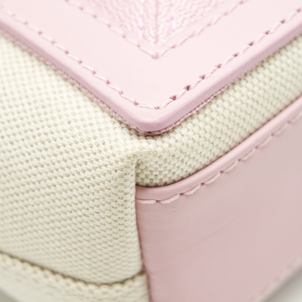 BALENCIAGA CANVAS CABAS BAG PINK SHW