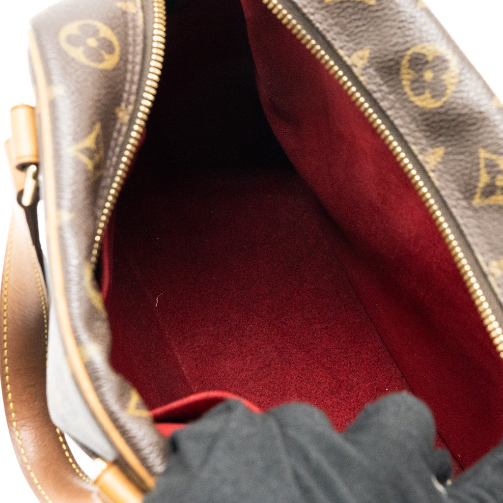 LOUIS VUITTON VINTAGE TOP HANDLE BAG MONOGRAM CANVAS GHW