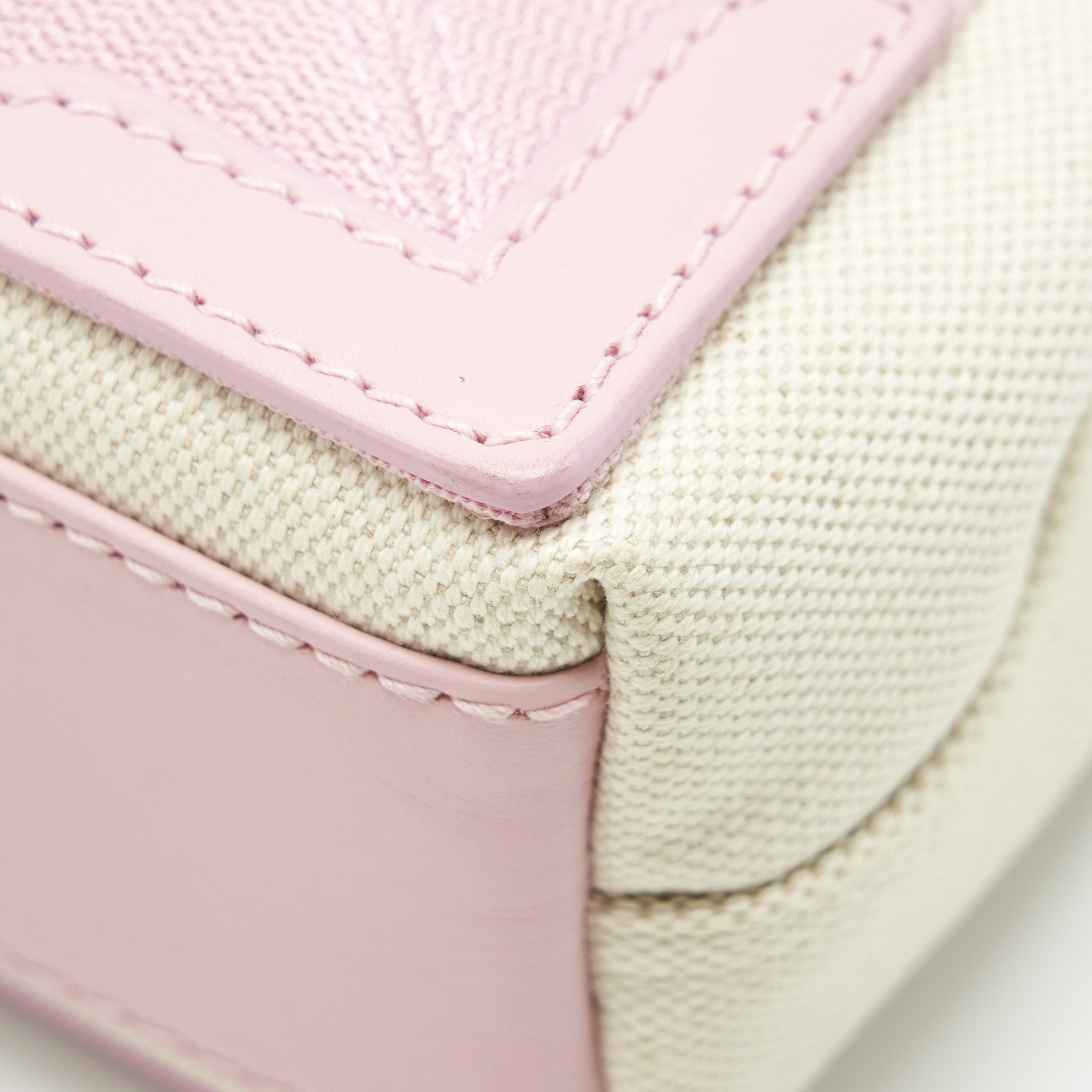 BALENCIAGA CANVAS CABAS BAG PINK SHW