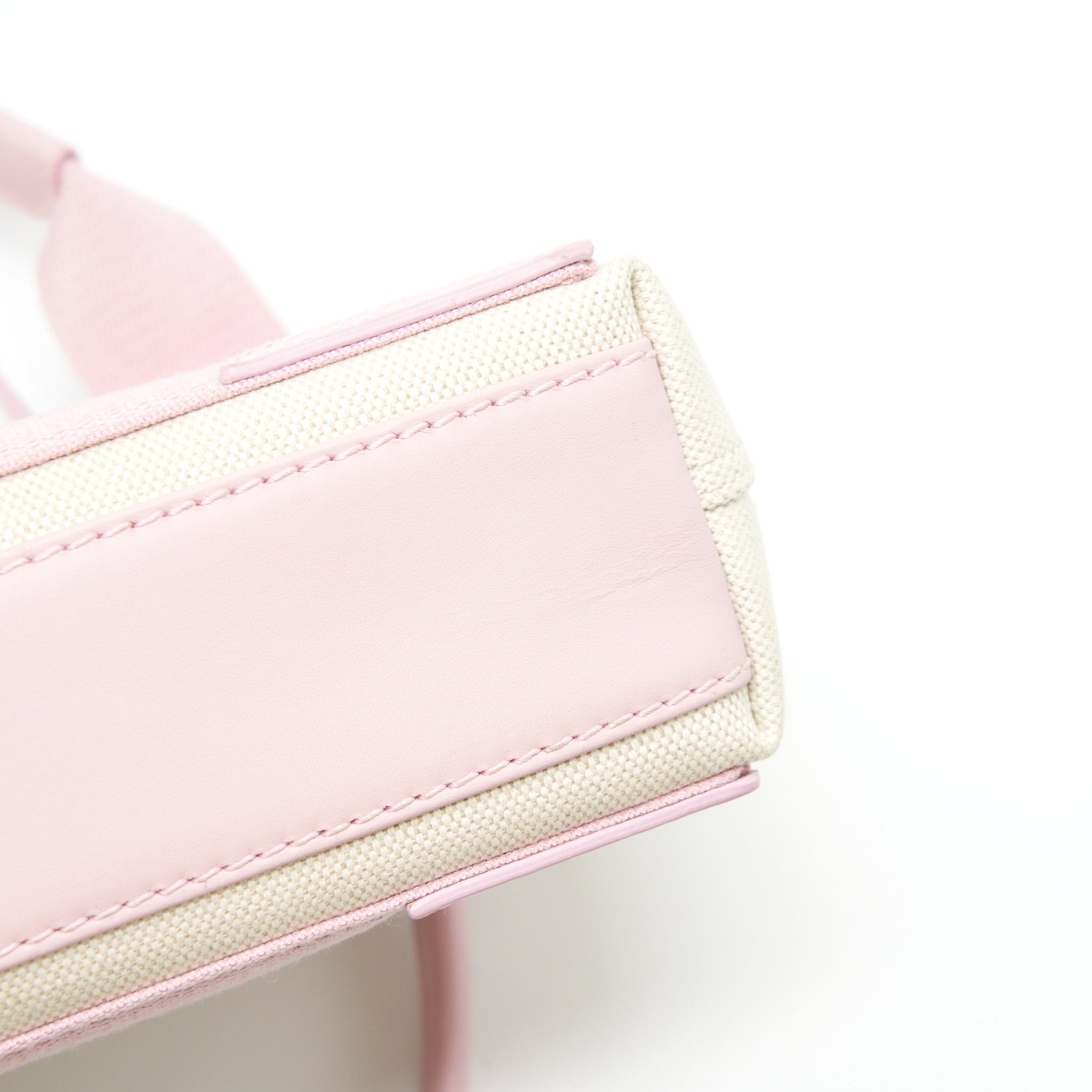 BALENCIAGA CANVAS CABAS BAG PINK SHW