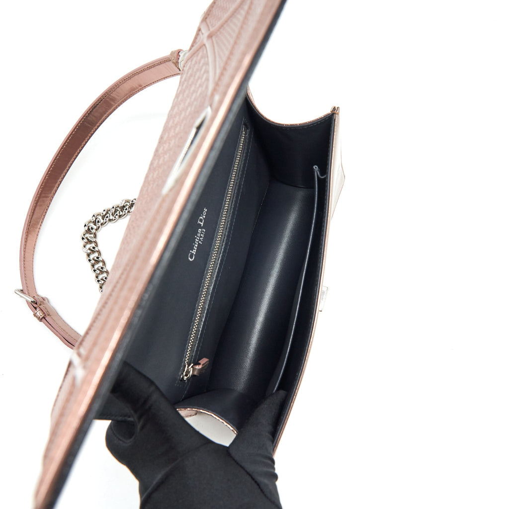 DIOR MEDIUM DIORAMA METALLIC PINK SHW