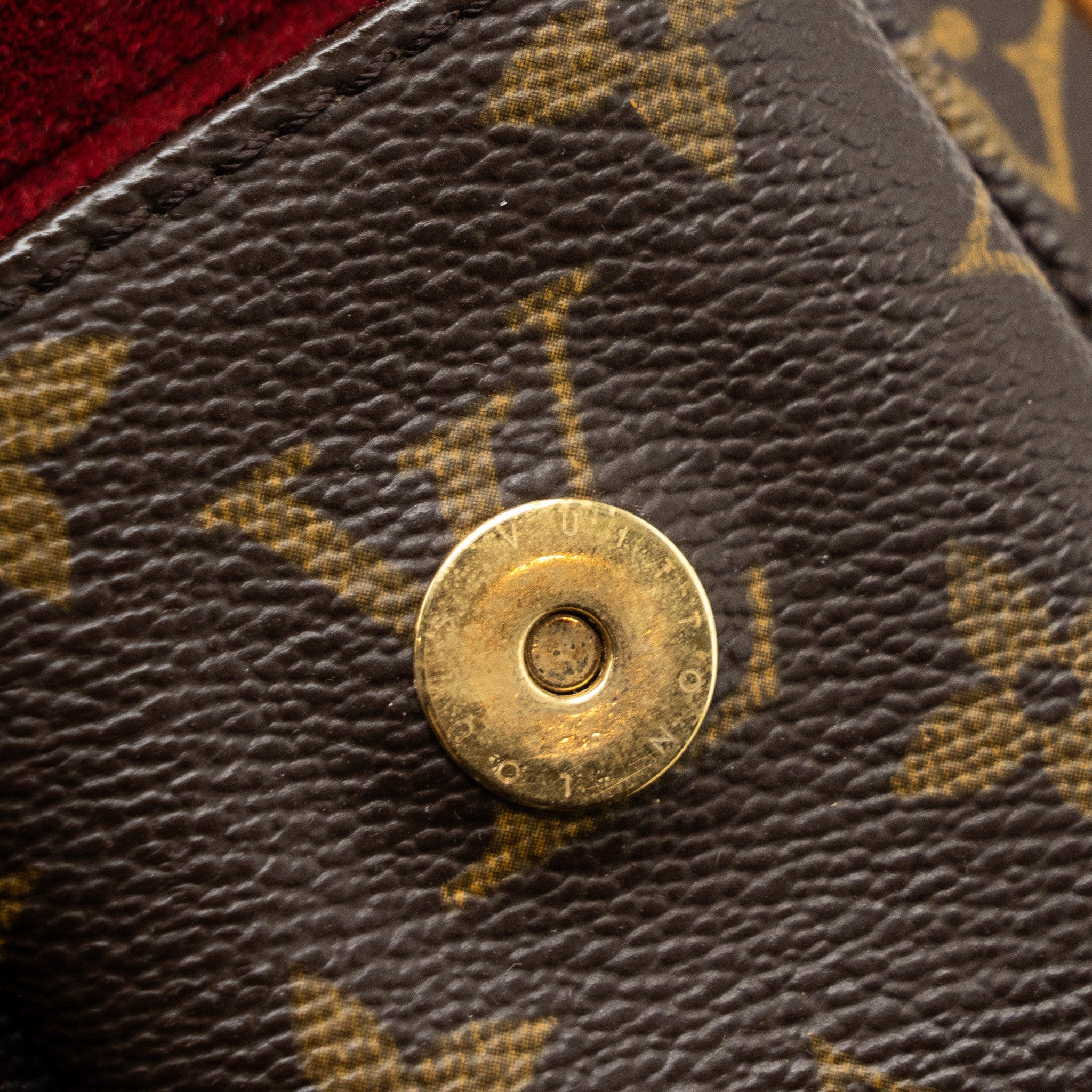 LOUIS VUITTON VINTAGE TOP HANDLE BAG MONOGRAM CANVAS GHW