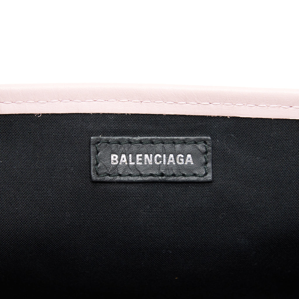 BALENCIAGA CANVAS CABAS BAG PINK SHW