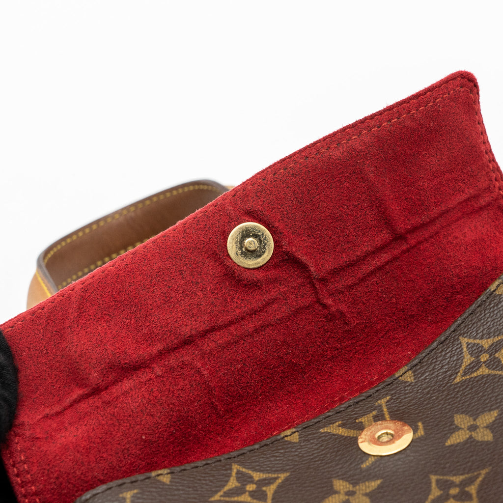 LOUIS VUITTON VINTAGE TOP HANDLE BAG MONOGRAM CANVAS GHW