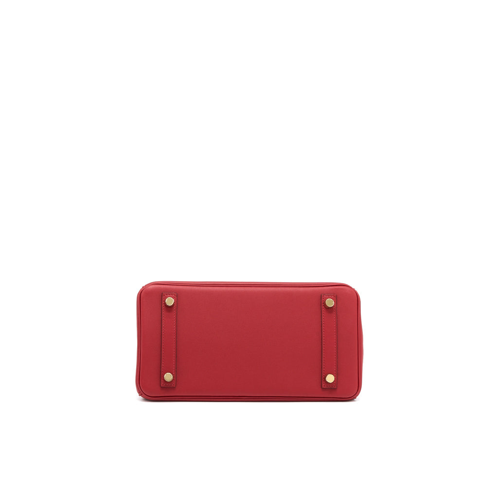 HERMES BIRKIN 25 SWIFT RED GHW