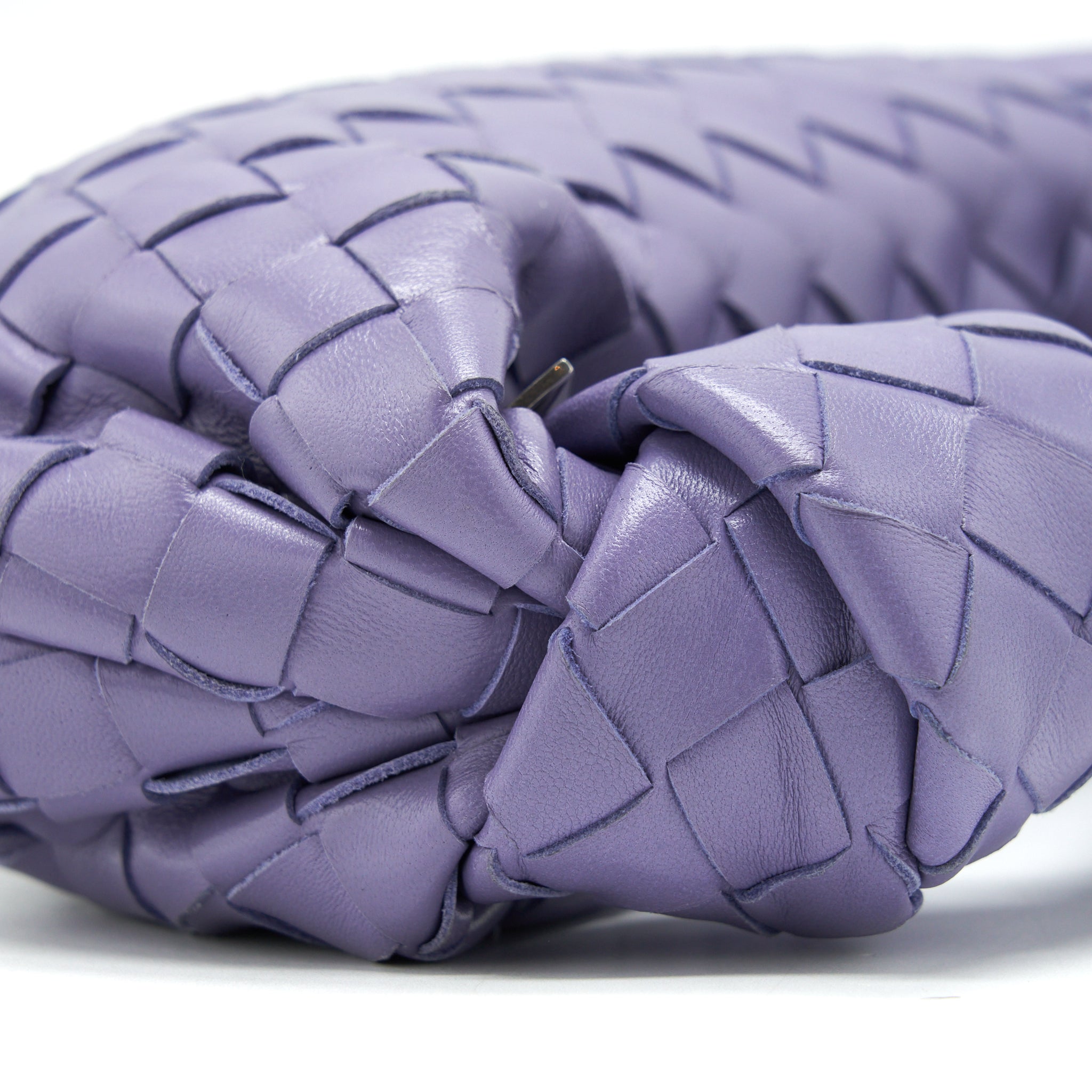 BOTTEGA VENETA MINI JODIE CALFSKIN PURPLE SHW