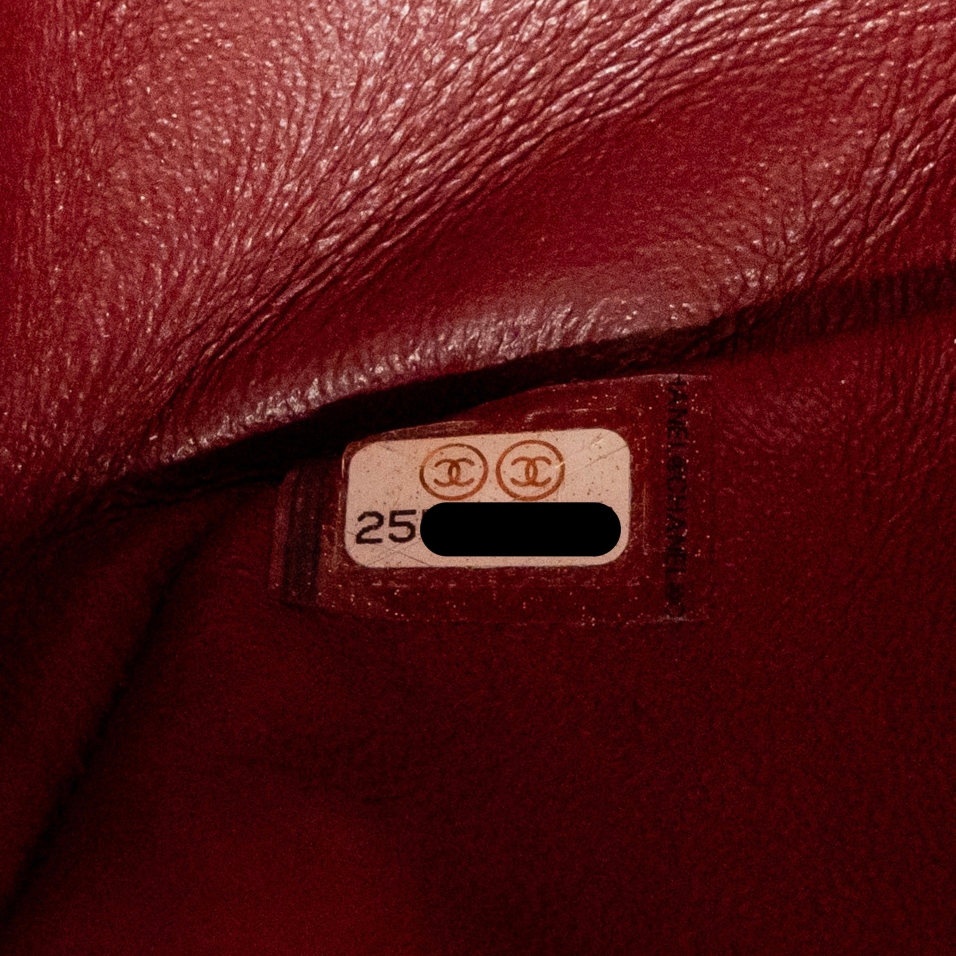 CHANEL 2.55 226 REISSUE DOUBLE FLAP BAG CHEVRON AGED CALFSKIN RED GHW