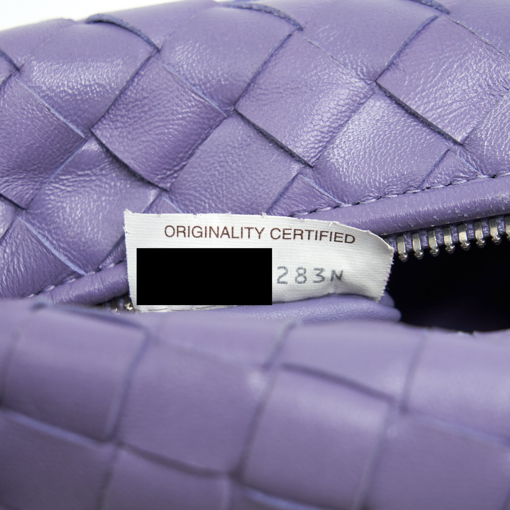 BOTTEGA VENETA MINI JODIE CALFSKIN PURPLE SHW