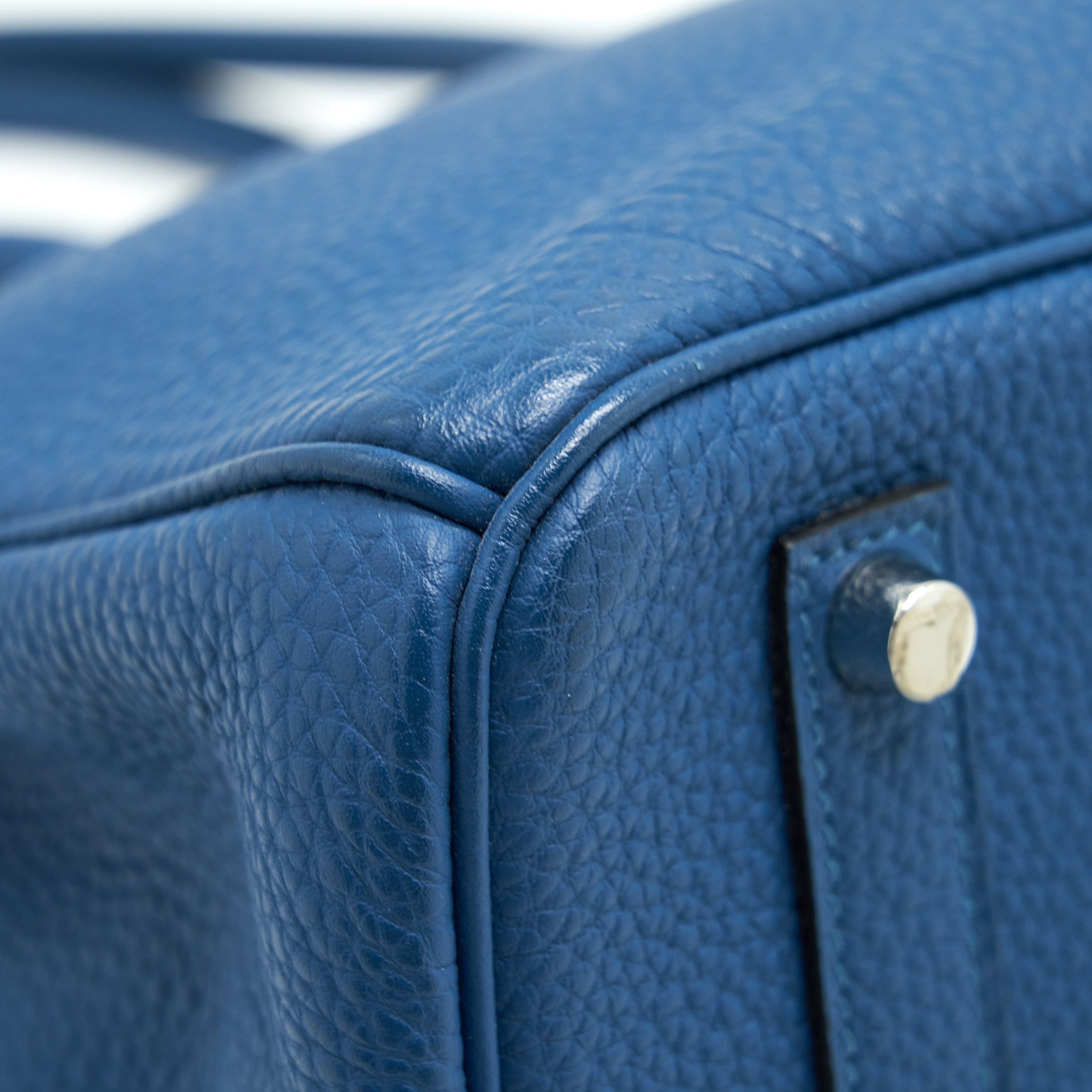 HERMES BIRKIN 35 BLEU DE GALICE SHW TOGO LEATHER