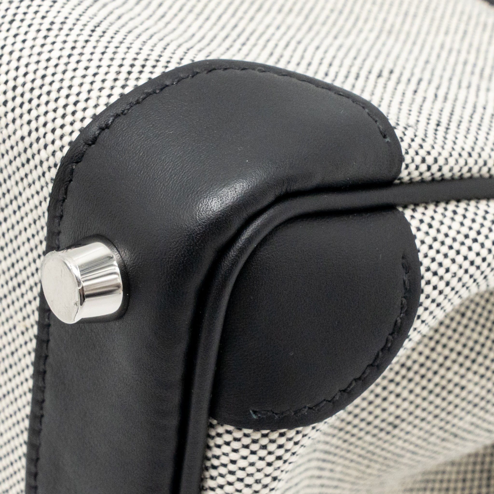 HERMES BIRKIN 25 TOILE SWIFT / CANVAS BLACK SHW