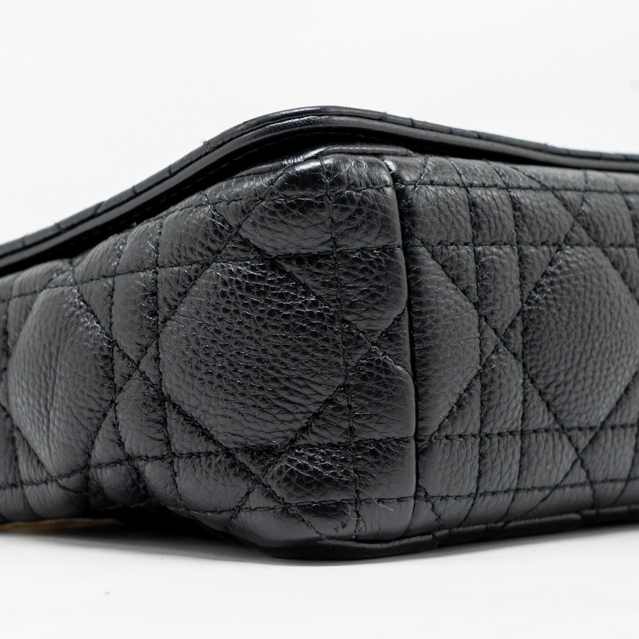 DIOR SMALL CARO BAG CALFSKIN BLACK GHW