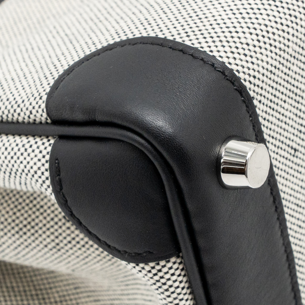 HERMES BIRKIN 25 TOILE SWIFT / CANVAS BLACK SHW