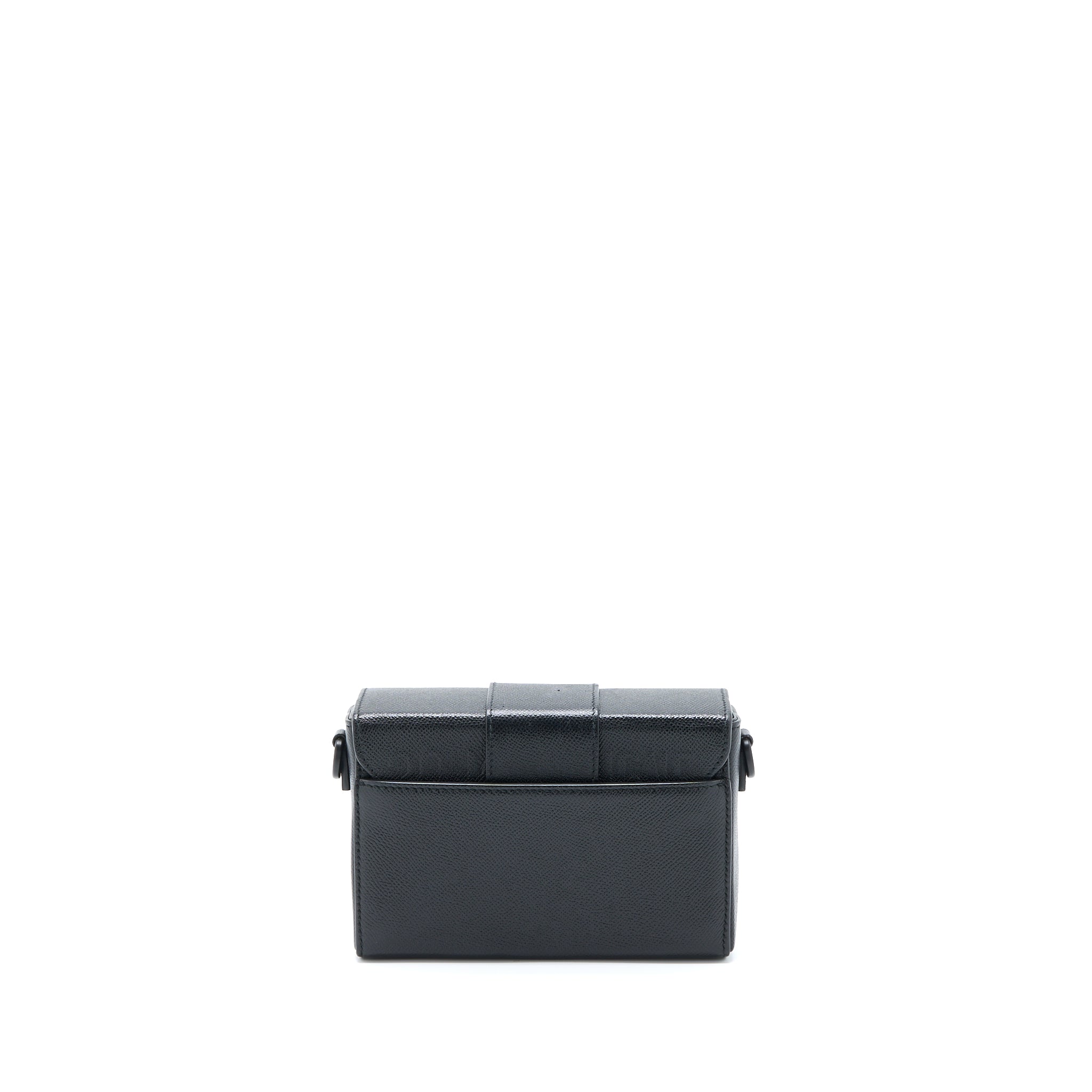 DIOR 30 MONTAIGNE BOX CALFSKIN BLACK WITH BLACK HARDWARE