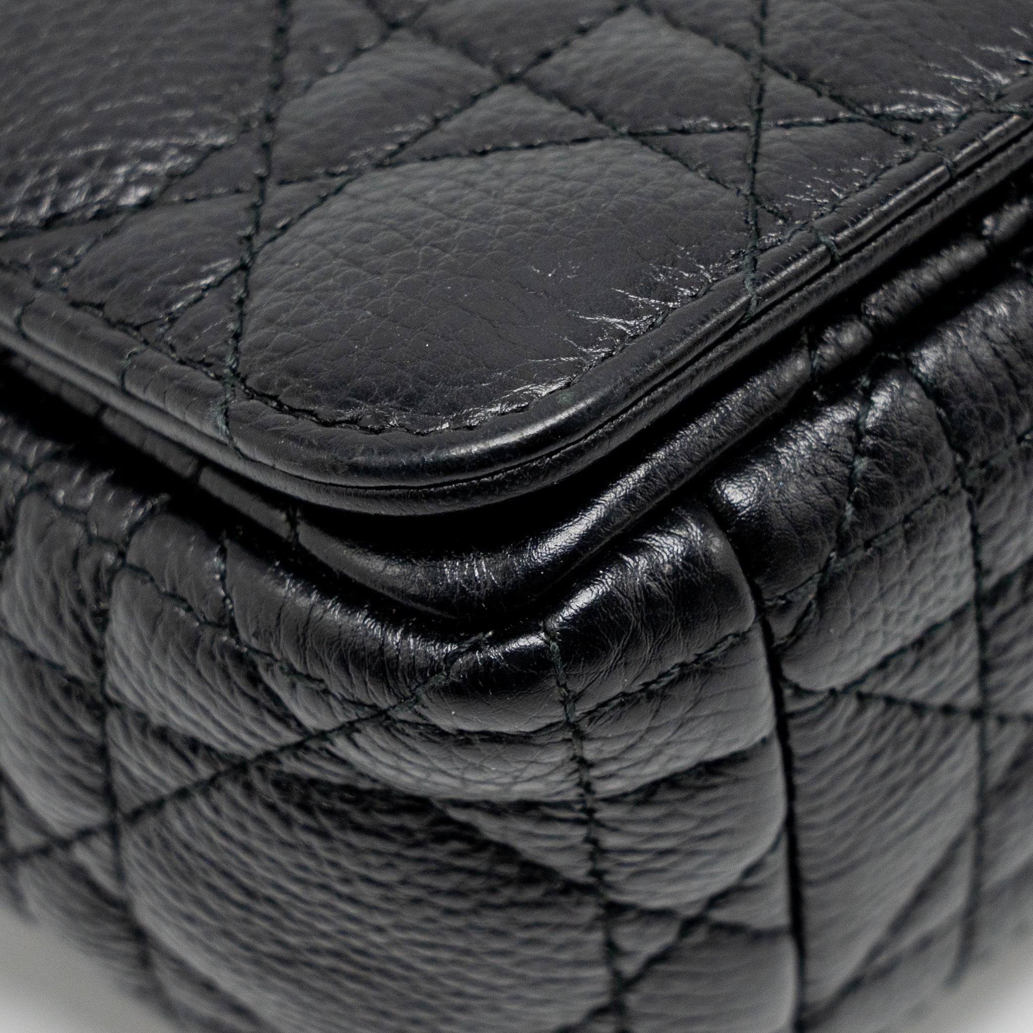 DIOR SMALL CARO BAG CALFSKIN BLACK GHW