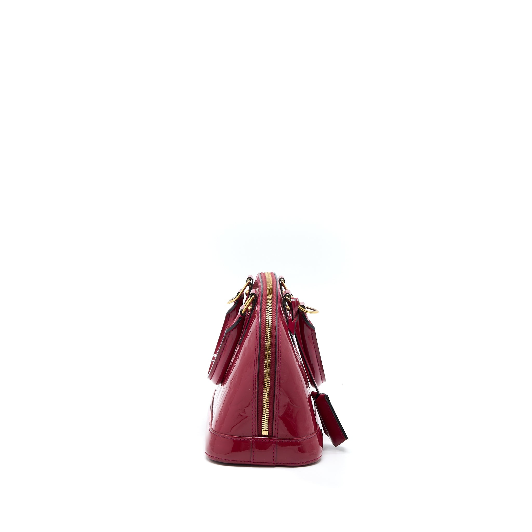 LOUIS VUITTON ALMA BB PATENT INDIAN ROSE GHW