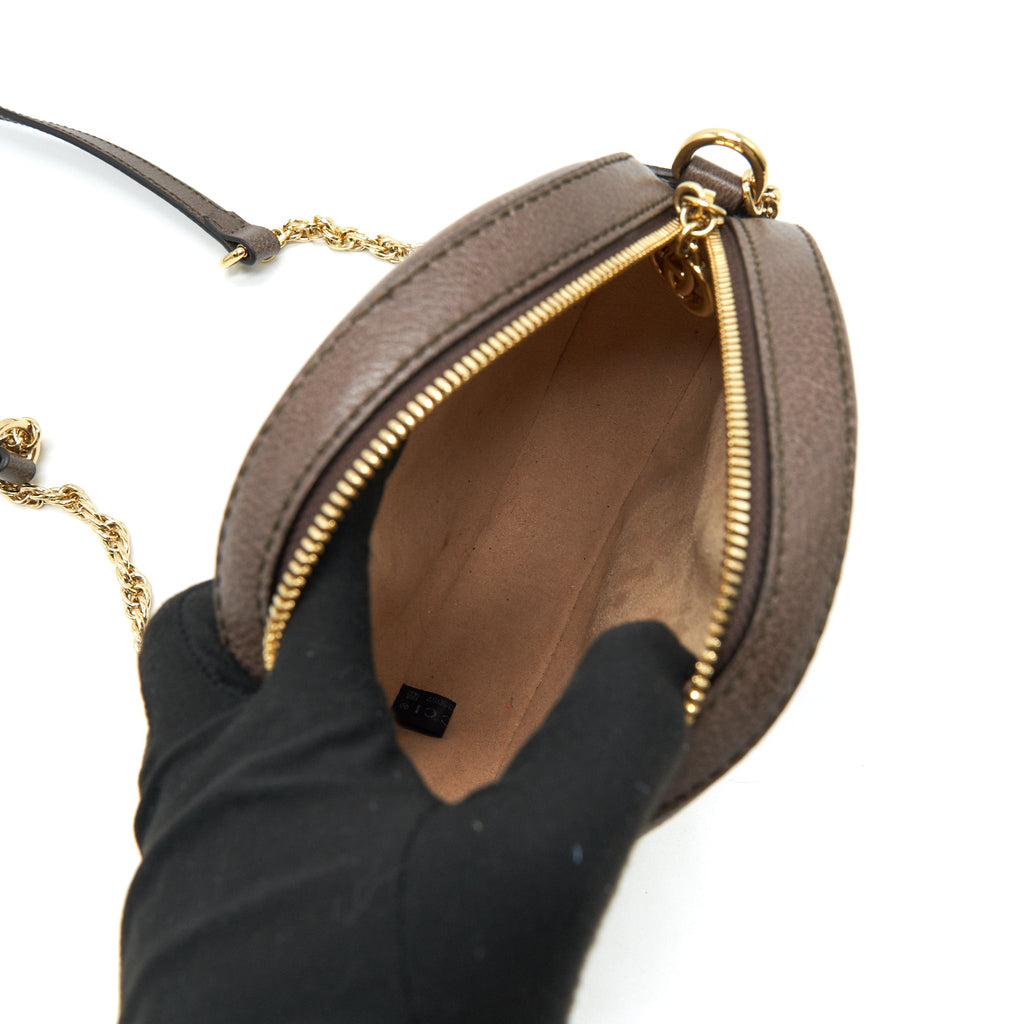 GUCCI OPHIDIA MINI GG ROUND SHOULDER BAG