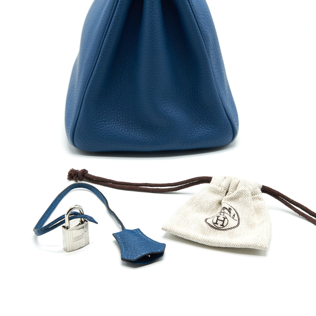 HERMES BIRKIN 35 BLEU DE GALICE SHW TOGO LEATHER