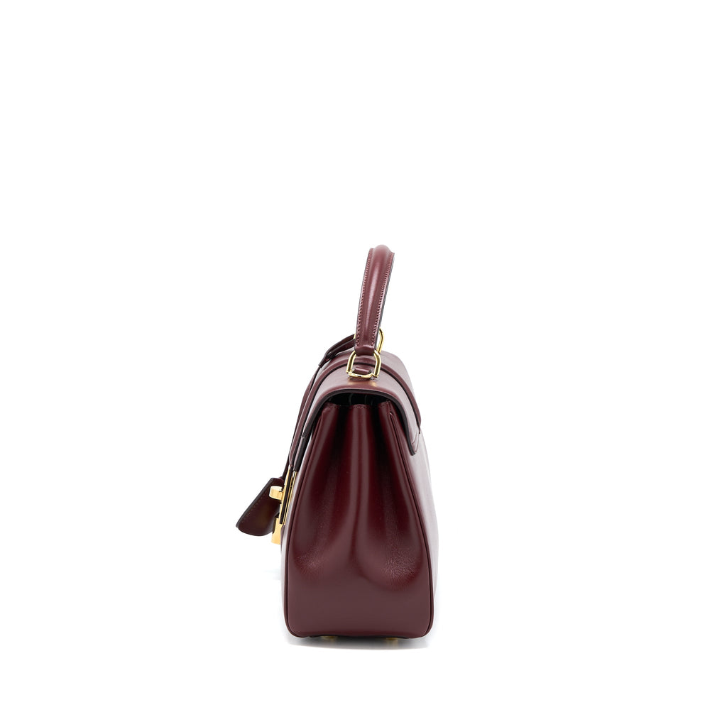 CELINE SMALL 16 BAG LIGHT BURGUNDY CALFSKIN GHW