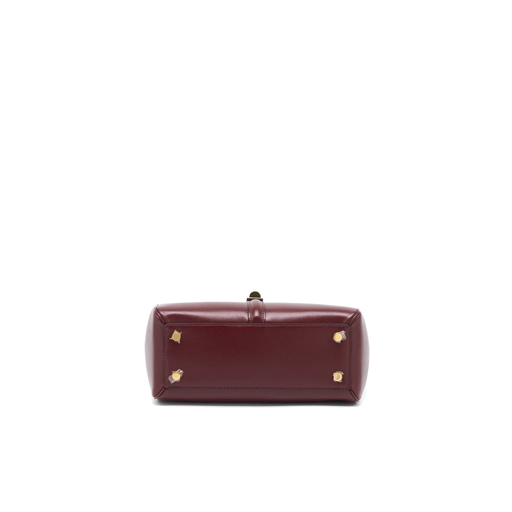 CELINE SMALL 16 BAG LIGHT BURGUNDY CALFSKIN GHW