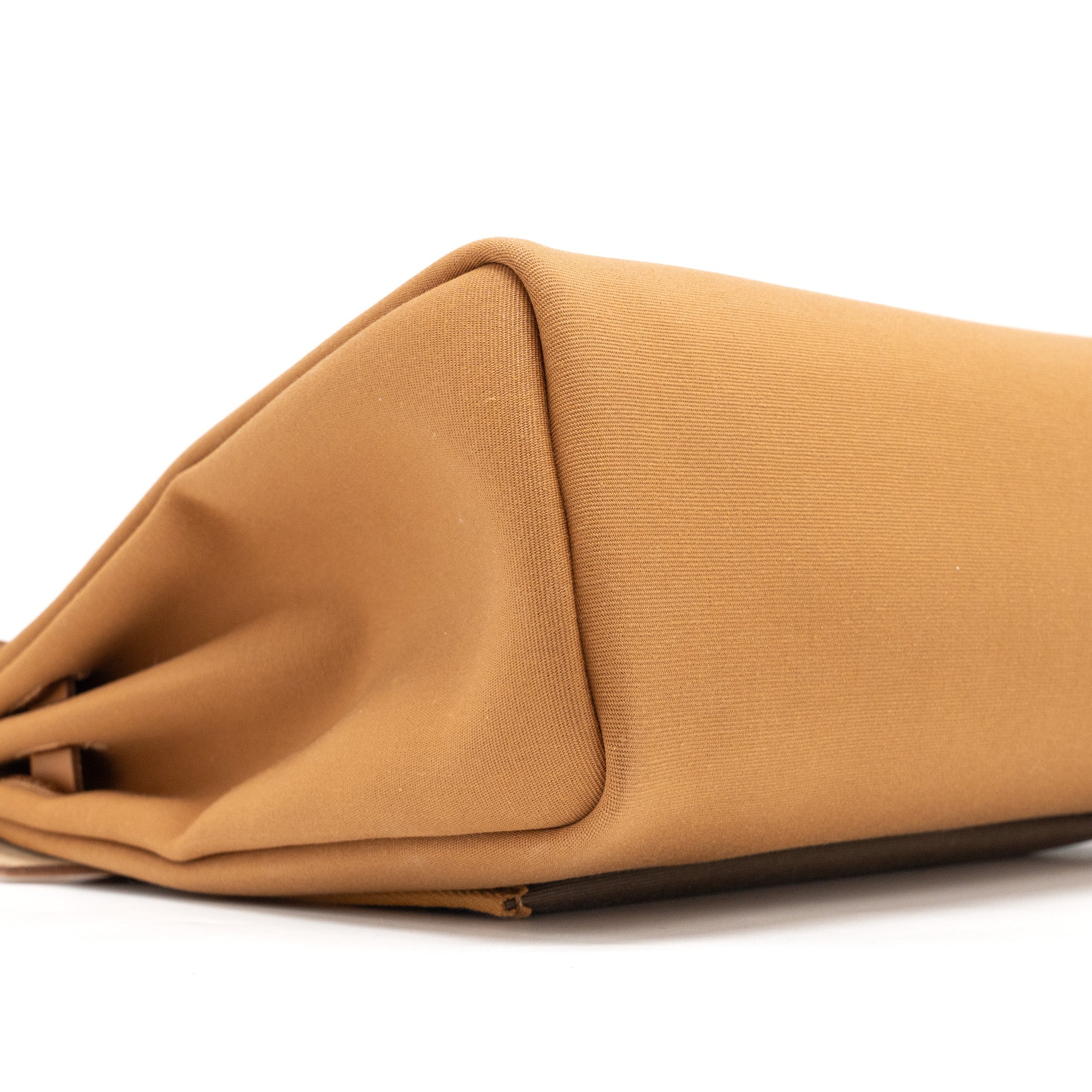 HERMES HERBAG 31 ZIP BAG CANVAS/VACHE HUNTER NATURAL SHW