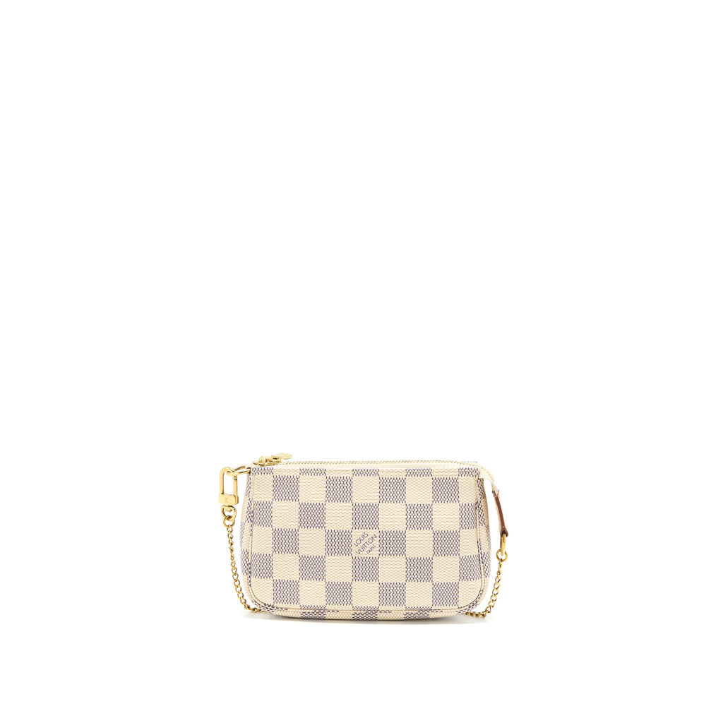 LOUIS VUITTON MINI POCHETTE DAMIER AZUR CANVAS GHW