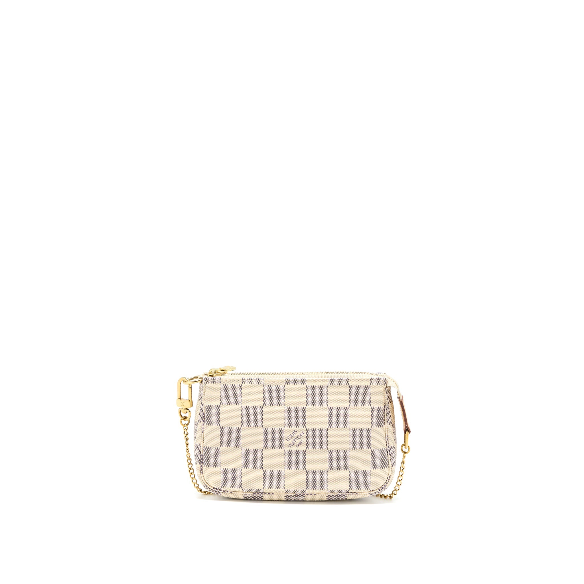 LOUIS VUITTON MINI POCHETTE DAMIER AZUR CANVAS GHW