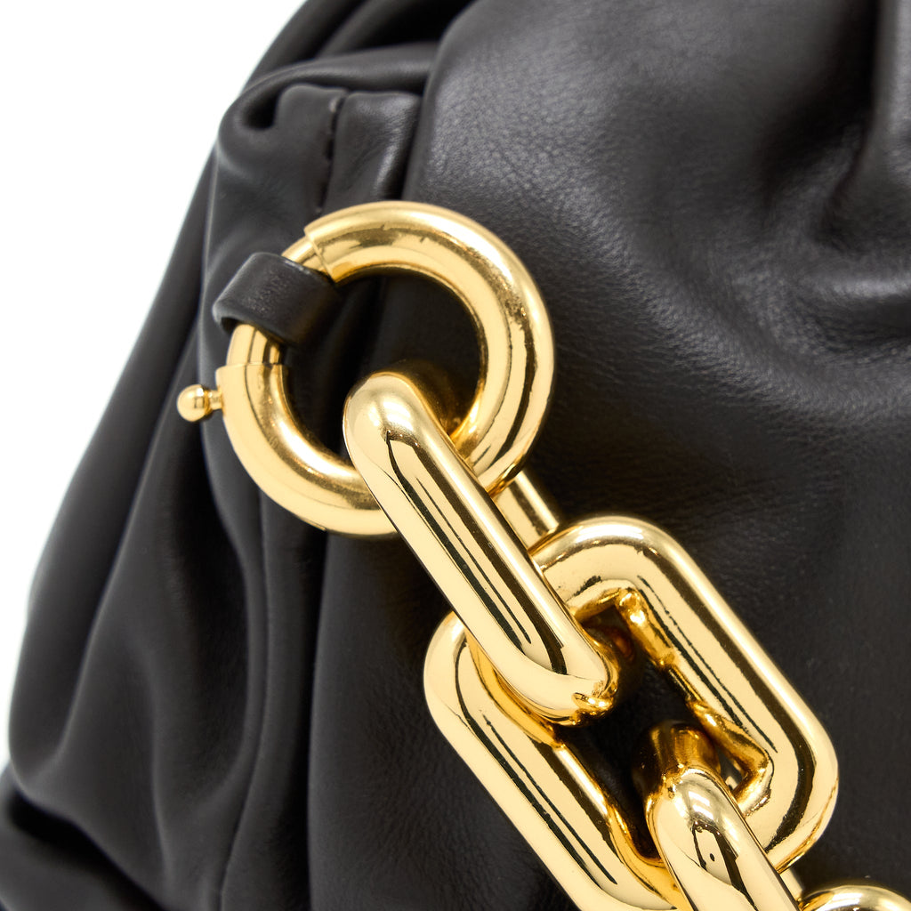 BOTTEGA VENETA CHAIN POUCH CALFSKIN FONDANT GHW