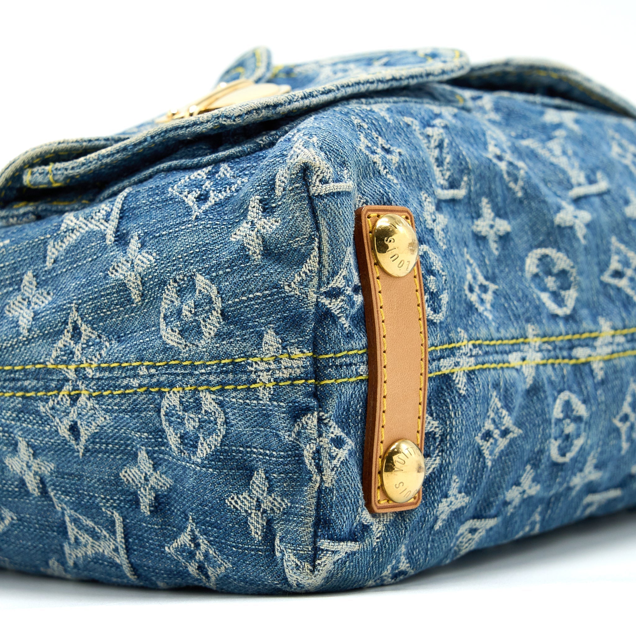 LOUIS VUITTON BUGGY BAG MONOGRAM DENIM GHW