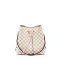 LOUIS VUITTON NEO NOE BUCKET BAG DAMIER AZUR/PINK GHW