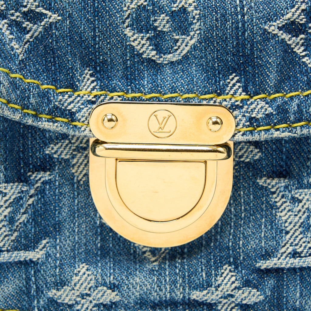 LOUIS VUITTON BUGGY BAG MONOGRAM DENIM GHW
