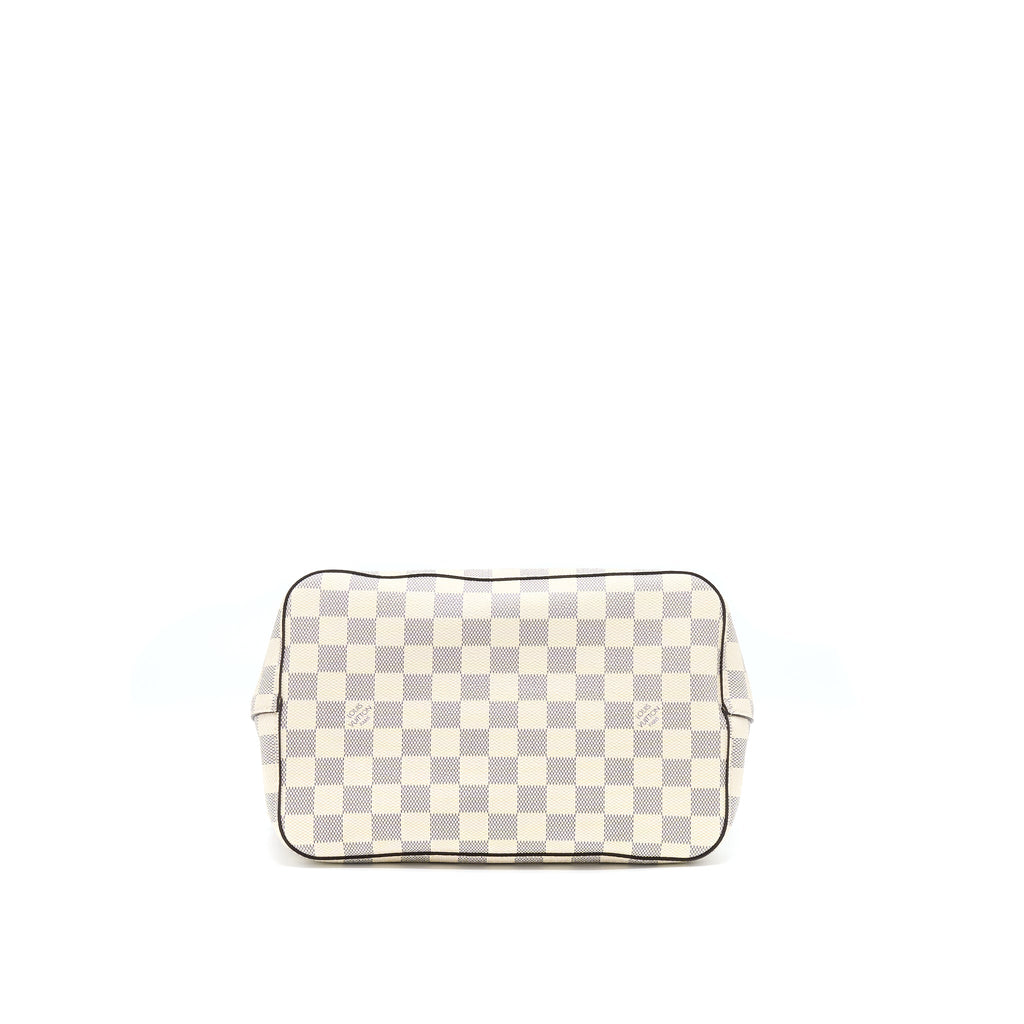 LOUIS VUITTON NEO NOE BUCKET BAG DAMIER AZUR/PINK GHW