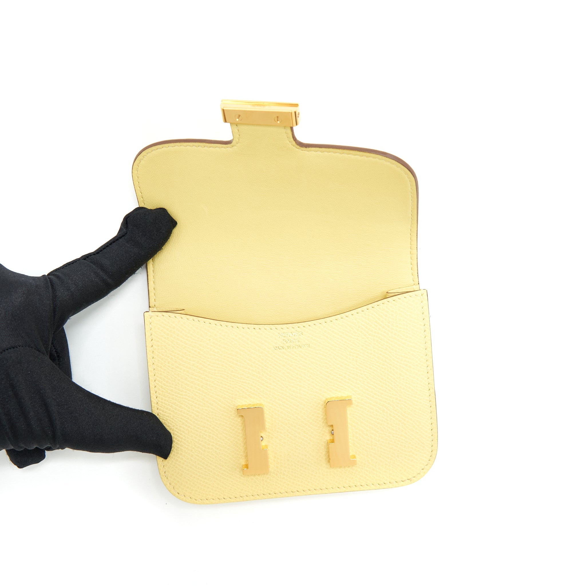HERMES CONSTANCE SLIM EPSOM JAYNE POUSSIN GHW