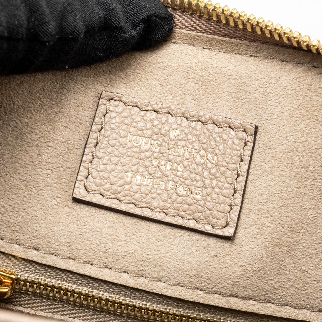 LOUIS VUITTON SPEEDY BANDOULIÈRE 25 EMPREINTE LEATHER TOURTERELLE GHW