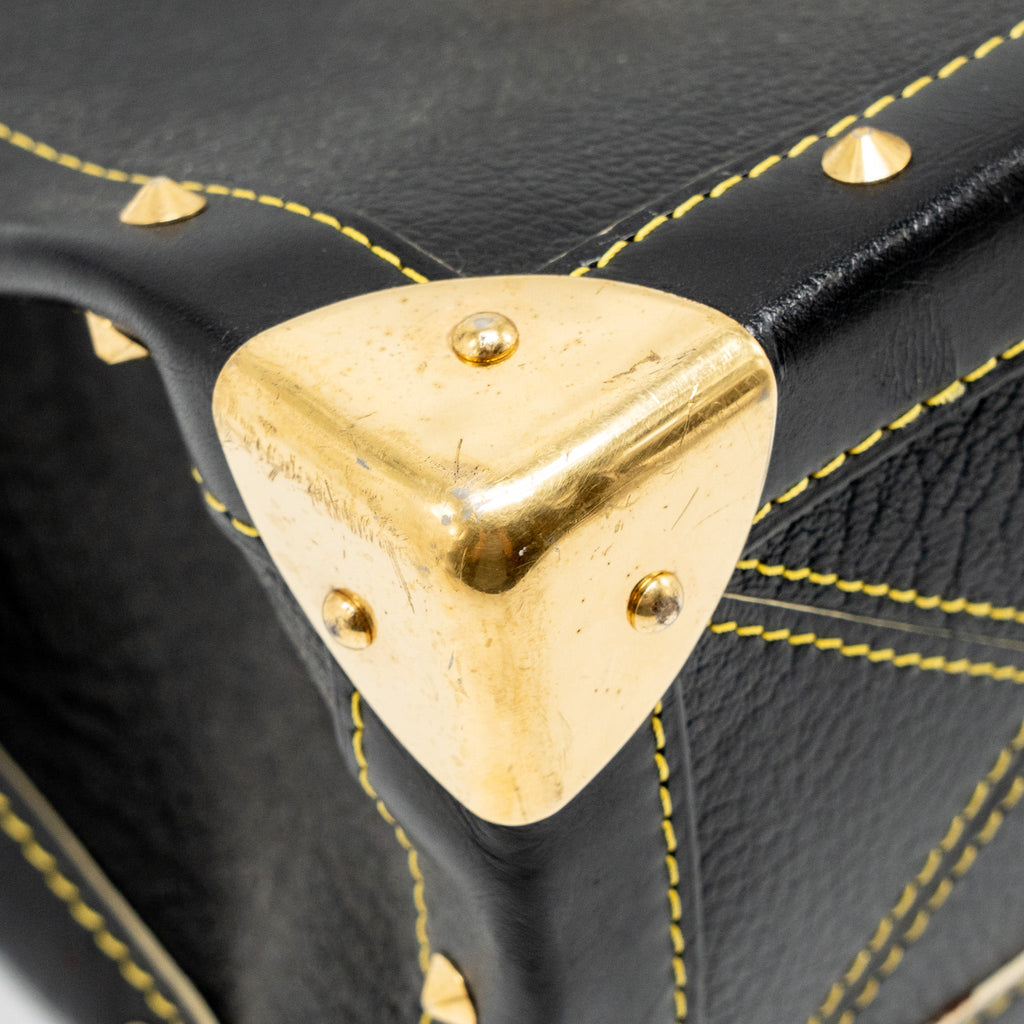 LOUIS VUITTON VINTAGE SHOULDER BAG BLACK GHW