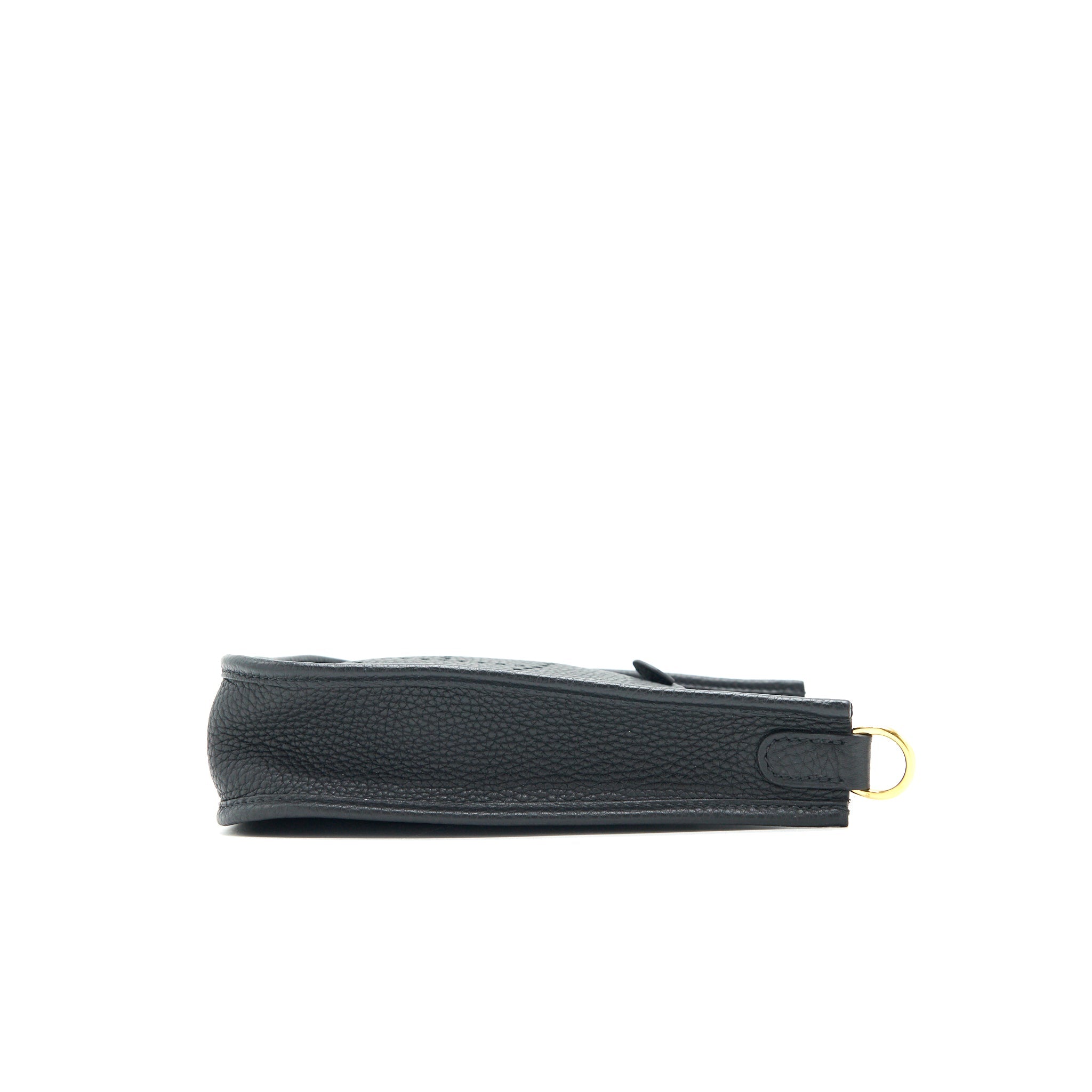 HERMES MINI EVELYNE BLACK GHW