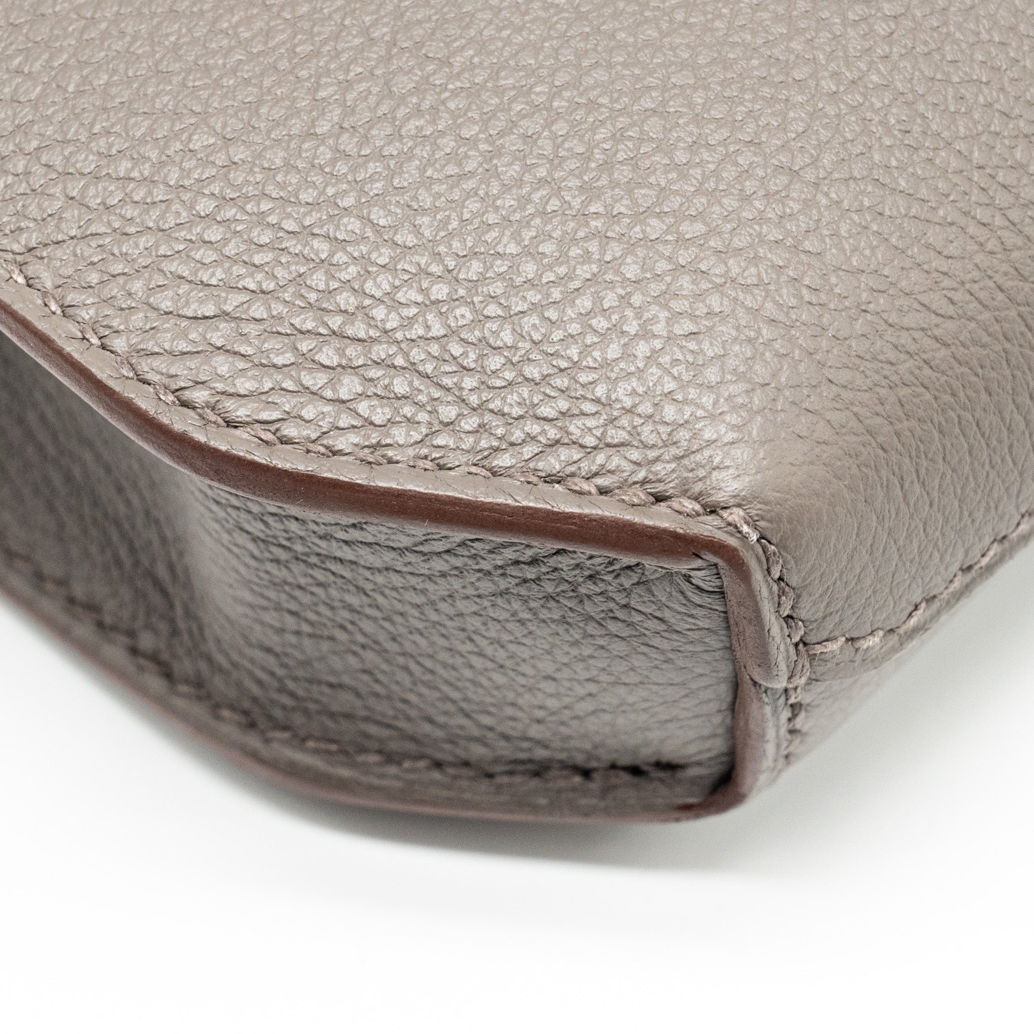 HERMES POCHETTE KELLY DEPECHES 25 EVERCOLOR 8F GRIS ETAIN SHW
