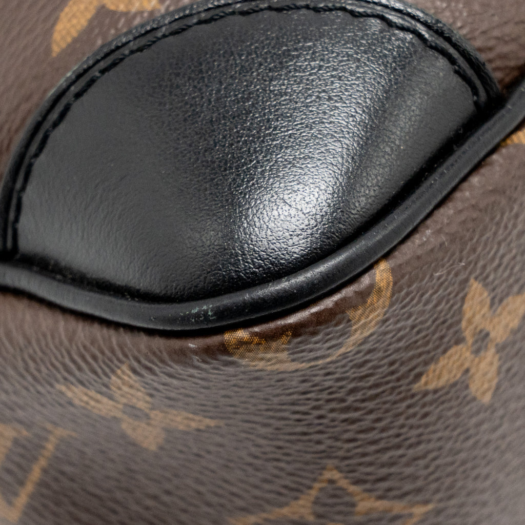 LOUIS VUITTON ODEON PM BAG MONOGRAM CANVAS BLACK GHW