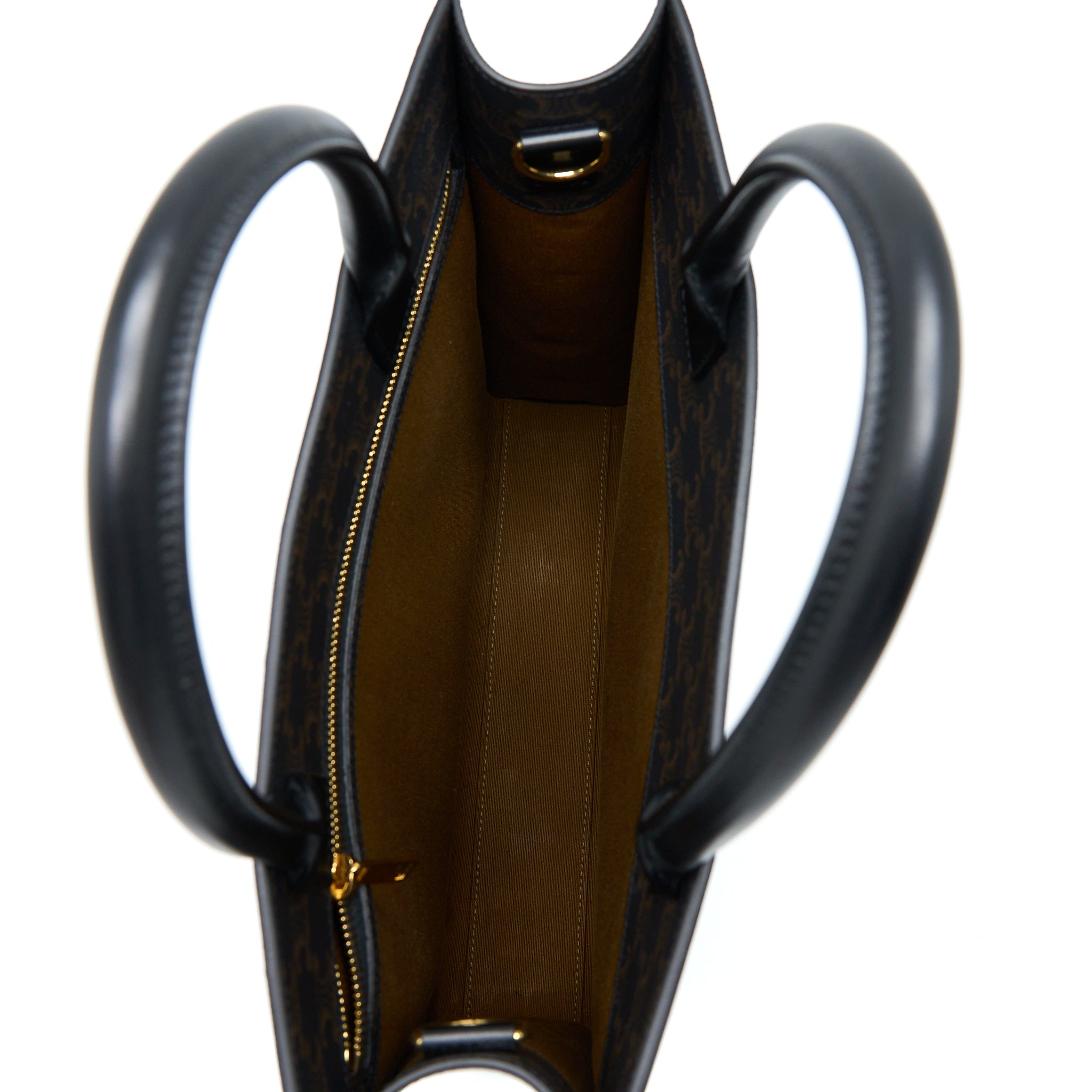 CELINE VERTICAL CABAS TRIOMPHE CANVAS GHW