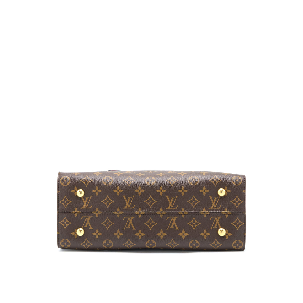 LOUIS VUITTON TUILERIES BAG MONOGRAM CANVAS GREEN/RED GHW