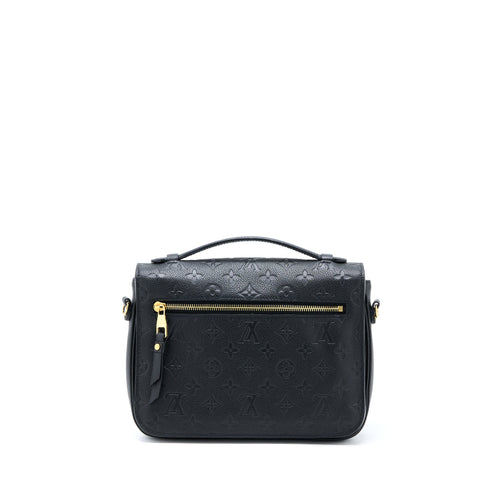 LOUIS VUITTON POCHETTE METIS MONOGRAM EMPRIENTE BLACK GHW
