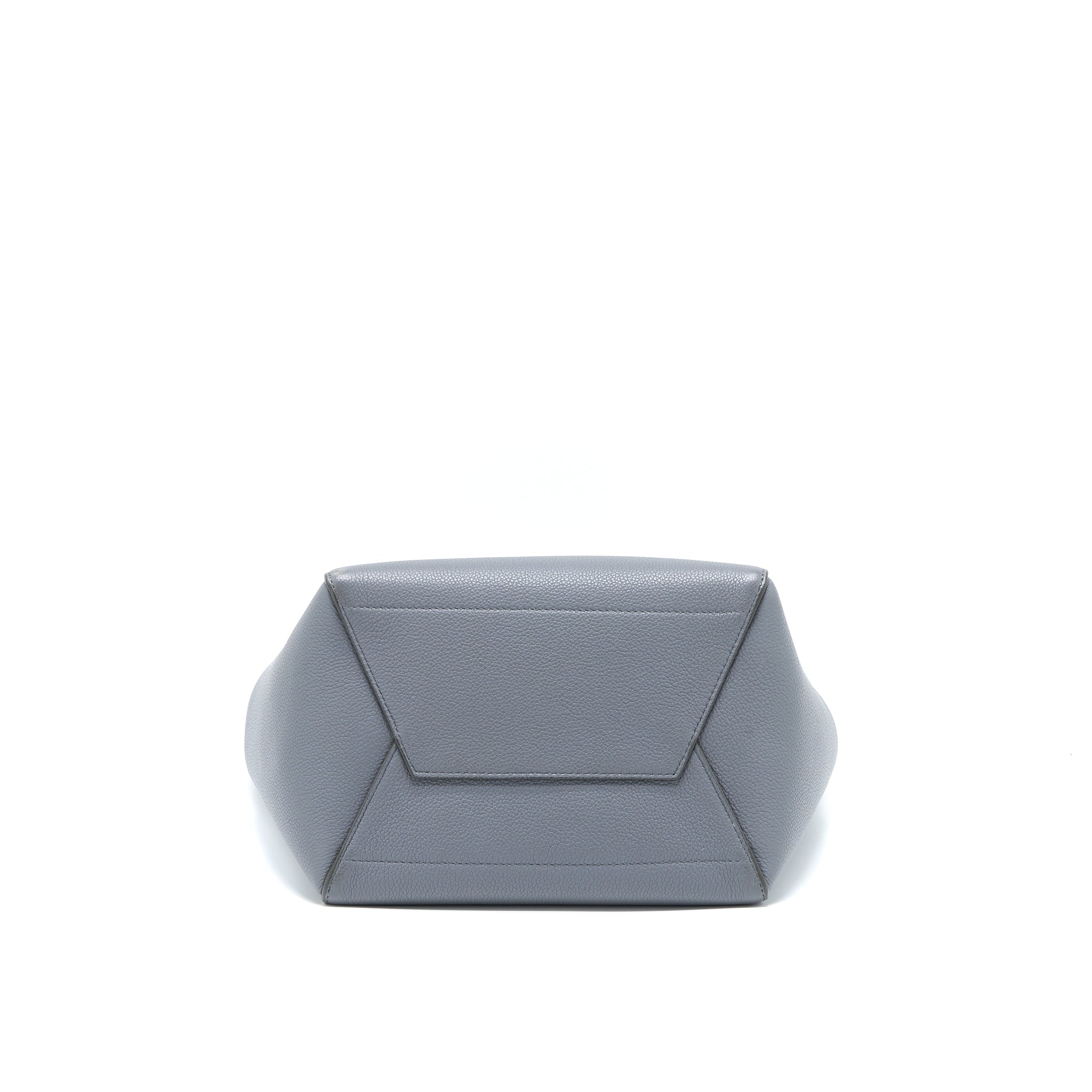 CELINE SANGLE BUCKET BAG CALFSKIN GREY GHW
