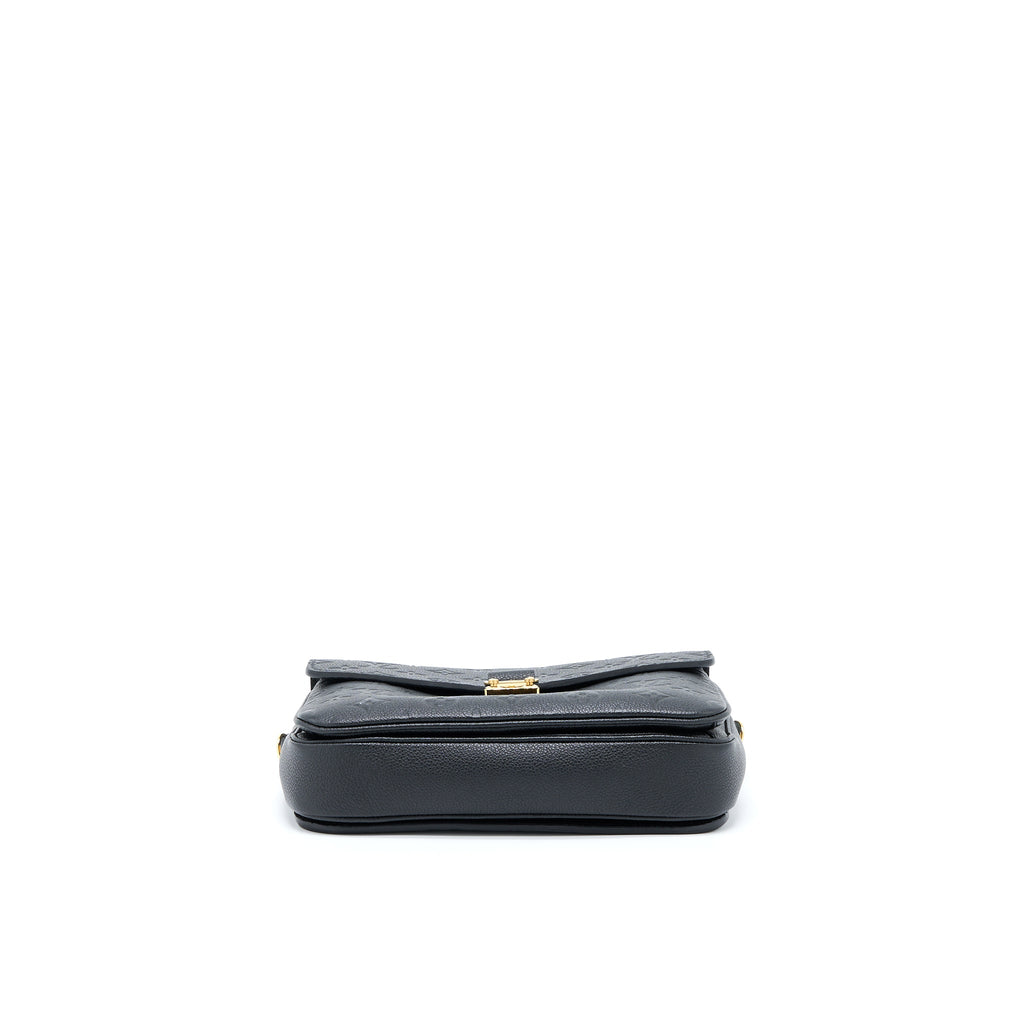 LOUIS VUITTON POCHETTE METIS MONOGRAM EMPRIENTE BLACK GHW