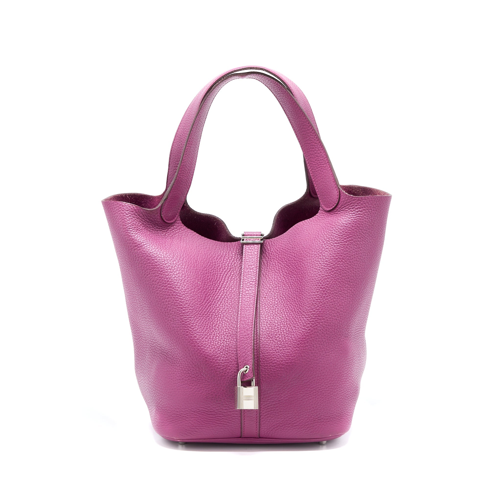HERMES PICOTIN 26 LOCK BAG CLEMENCE PURPLE SHW