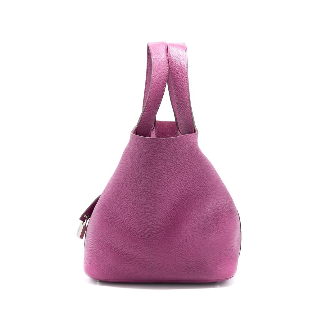 HERMES PICOTIN 26 LOCK BAG CLEMENCE PURPLE SHW