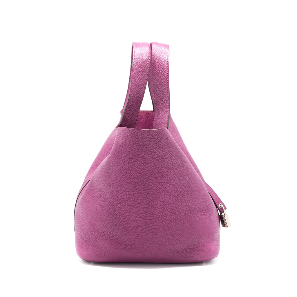 HERMES PICOTIN 26 LOCK BAG CLEMENCE PURPLE SHW