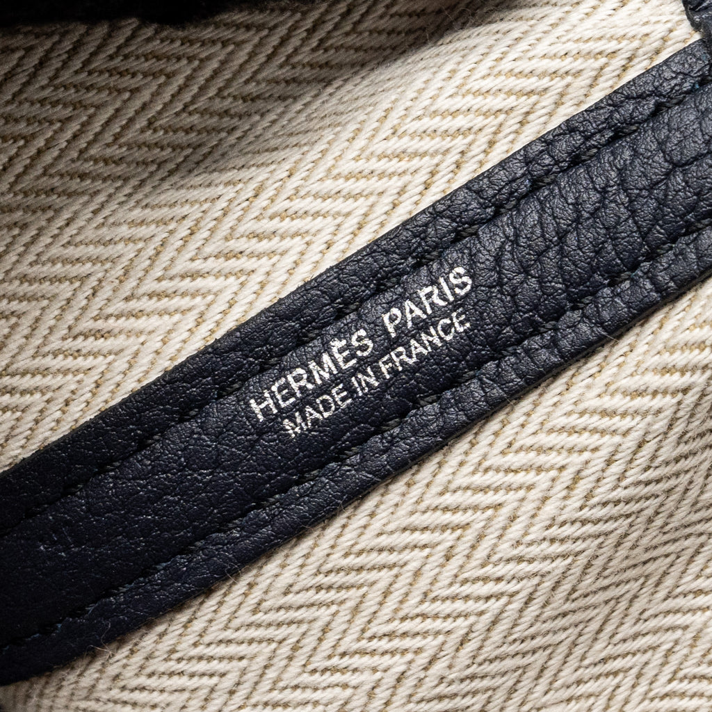HERMES GARDEN PARTY 30 NEGONDA BLEU INDIGO SHW